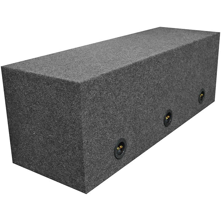QPower Triple 12" Sealed Sub Box HD12 3HOLE