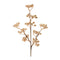 Melrose Glittered Gold Berry Spray (Set of 6)