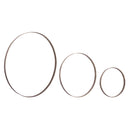 Melrose Iron Metal Rings Wall Display, Modern, Metal