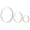 Melrose Iron Metal Rings Wall Display, Modern, Metal