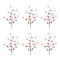 Melrose Sleigh Bell Twig Branch (Set of 6)
