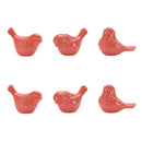 Melrose Ceramic Floral Bird Figurine (Set of 6)