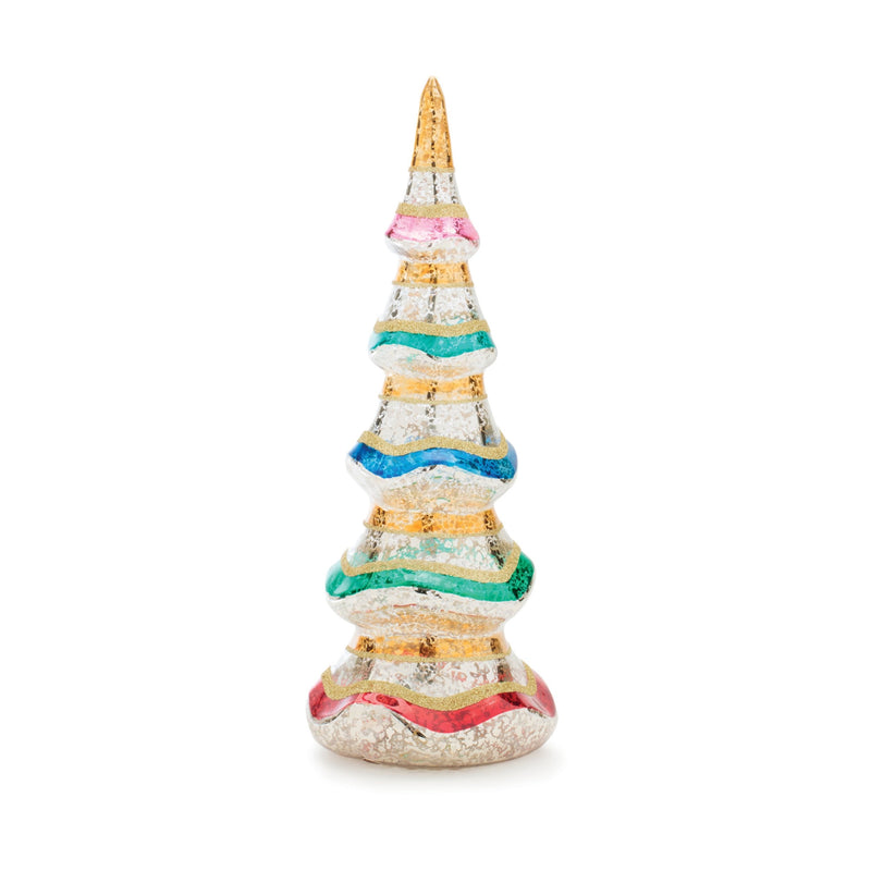 Melrose Multicolor Mercury Glass Pine Tree (Set of 3)
