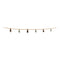 Melrose Wood Bead and Felt Pine Tree Garland (Set of 2)