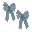 Melrose Glittered Double Holiday Bow (Set of 2)
