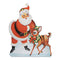 Melrose Nostalgic Santa with Deer LED Display 24"H