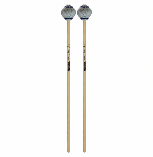 Innovative Percussion Artisan Series Medium Hard Marimba Mallets Light Gray Yarn