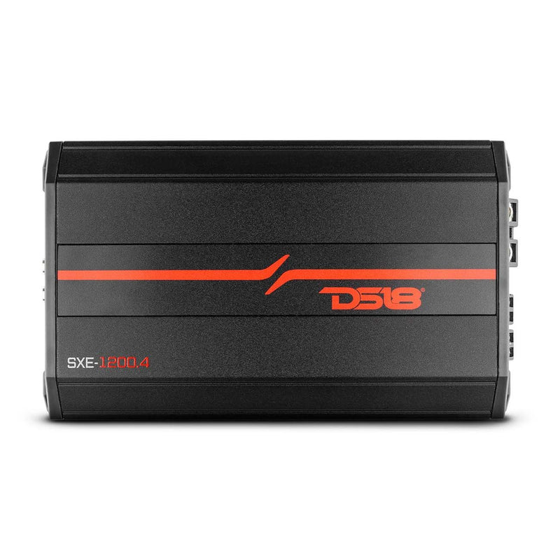 DS18 SXE-1200.4/BK 4-Channel 400W RMS Amplifier - Black