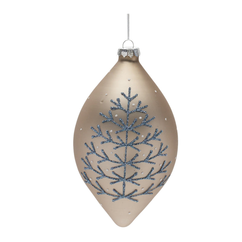 Melrose Champagne Glittered Ball Ornament (Set of 6)