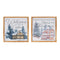 Melrose Welcome Home Holiday Wall Art (Set of 2)