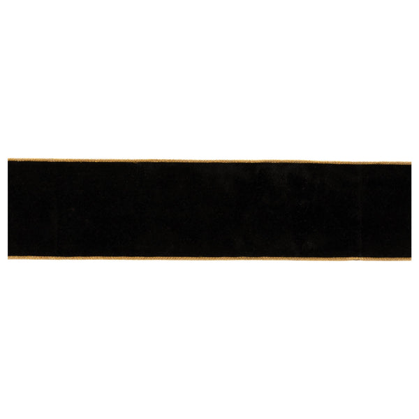 Melrose Black Wired Ribbon 4" x 10 Yds.