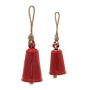 Melrose Rustic Metal Bell Ornament (Set of 4)