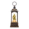 Melrose LED Snow Globe Lantern with Gnome Stack 9.75"H