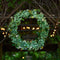 Melrose Hydrangea and Seedum Floral Wreath 32"D