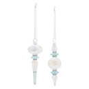 Melrose Iridescent Finial Drop Ornament (Set of 12)