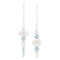 Melrose Iridescent Finial Drop Ornament (Set of 12)