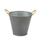 Melrose Metal Aztec Pail Planter Set of 3 Planter