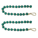 Melrose Frosted Glass Bead Garland (Set of 2)