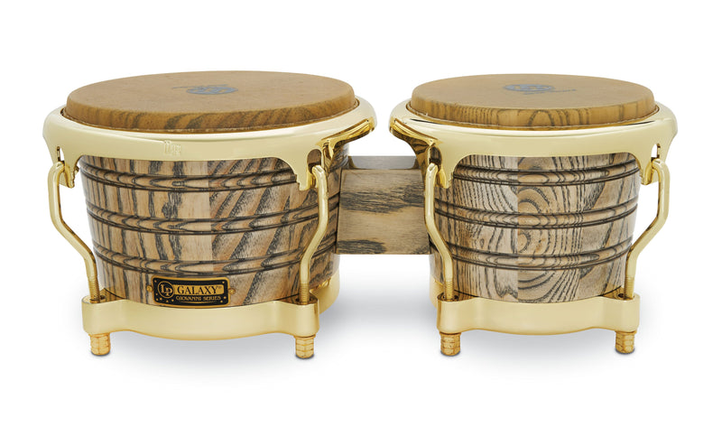 Latin Percussion Galaxy Giovanni Signature Bongos LP793X - Natural w/ Gold Tone