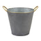 Melrose Metal Aztec Pail Planter Set of 3 Planter