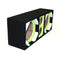DEEJAY LED 8" Dual Woofer & Tweeter Empty Chuchera Speaker Enclosure – Green
