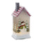 Melrose LED Lighted House with Snowman (Set of 2)
