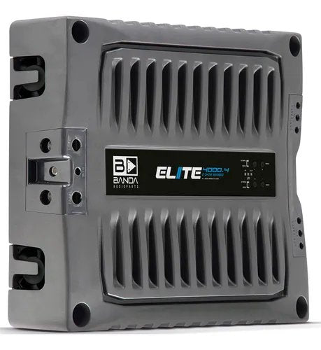 Banda Elite 4000.4 4-Channel 2 Ohm 4000W RMS Car Amplifier – Black