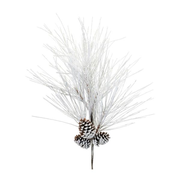 Melrose Flocked Long Neddle Pine Spray (Set of 2)