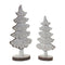 Melrose Carved Pine Tree Decor (Set of 2)