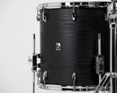British Drum Co Raven Club Drum Shell Kit (12", 16", 22") - Black Ash Birch