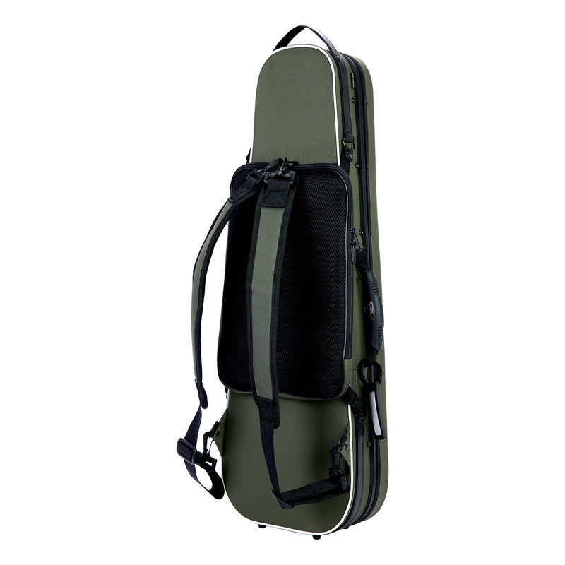 Pedi NiteFlash Superlite Violin Case 4/4 Green w/ Steel-Shield & Water-Resistant