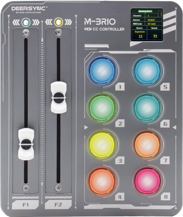 Deersync M-BRIO Multi-Platform Portable MIDI CC Controller