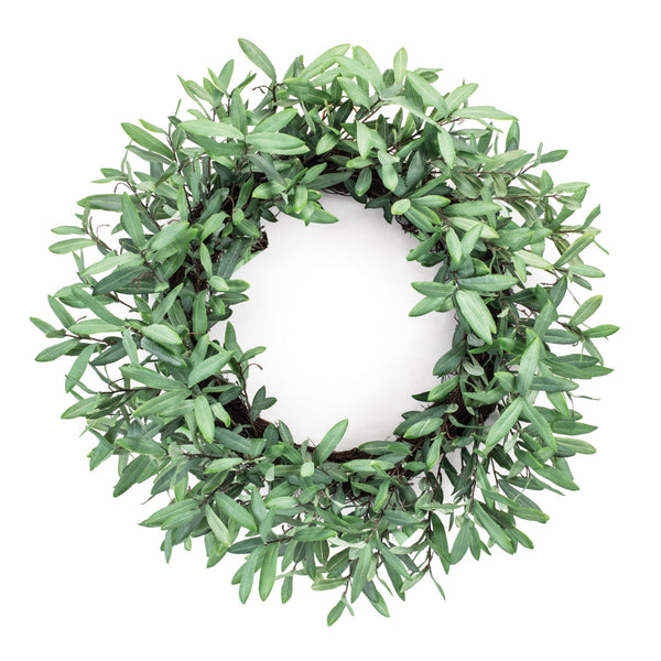 Olive Leaf Foliage Wreath 29"D