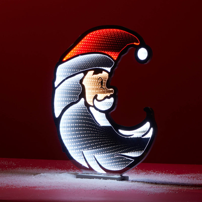 Melrose Santa Half Moon Ekkolight 23"H