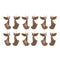 Melrose Bronze Trumpet Angel Ornament (Set of 6)