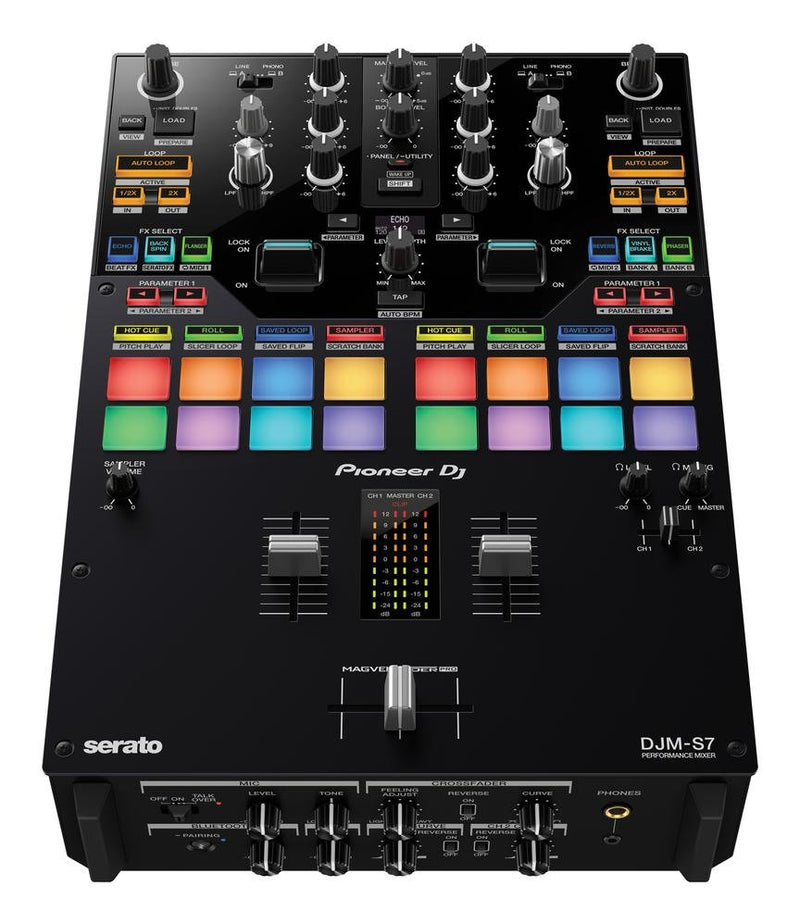 Pioneer DJM-S11 Pro 2-Channel Battle Mixer for Serato DJ Pro and rekordbox