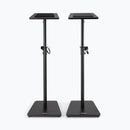 On-Stage SMS7500B Adjustable Wood Studio Monitor Stands in Black