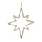Melrose Jeweled Metal Star Ornament (Set of 12)