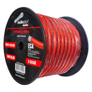 Audiopipe Flexible ECA Power Cable 0 Gauge 100 Foot  Red PWV0100RED
