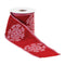 Melrose Snowflake Outline Ribbon 4" x 5 yds.