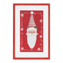 Melrose Traditional Santa Snowflake Wall Plaque 18"H