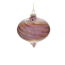 Melrose Iridescent Swirl Glass Ornament (Set of 6)