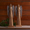 Melrose Carved Wood Angel Statue (Set of 2)