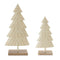 Melrose Woven Wicker Design Pine Tree (Set of 2)