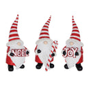 Melrose Santa Gnome Figurine (Set of 3)
