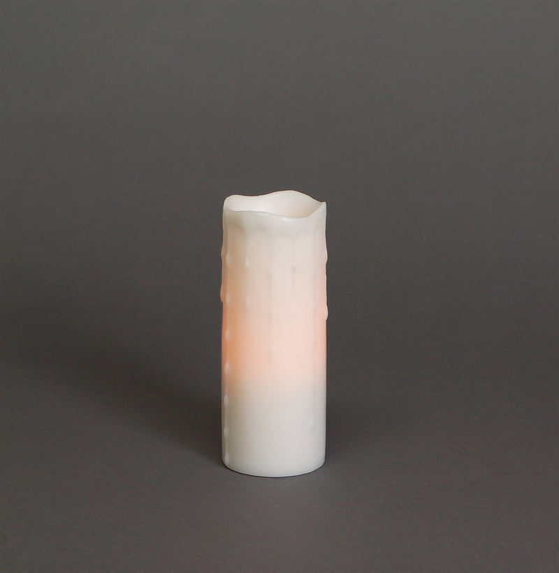 Melrose LED Dripping Wax Pillar Candles (Set of 3)