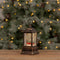 Melrose LED Snow Globe Lantern with Truck and Forest Scene 10.25"H