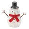 Melrose Glittered Snowman Figurine (Set of 6)