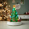 Melrose LED Rotating Musical Santa's Sleigh Christmas Tree 11"H