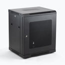 On-Stage RKD1200 Durable 12U Wall-Mount Knock-Down Equipment Rack - Lockable